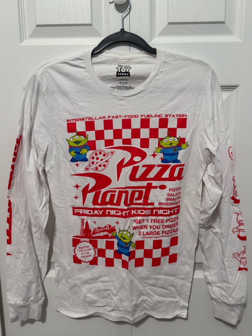 Disney Toy Story Pizza Planet Long Sleeve Tee